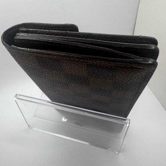 GUC Louis Vuitton Damier Ebene Double Snap Long Wallet - Picture 4 of 9